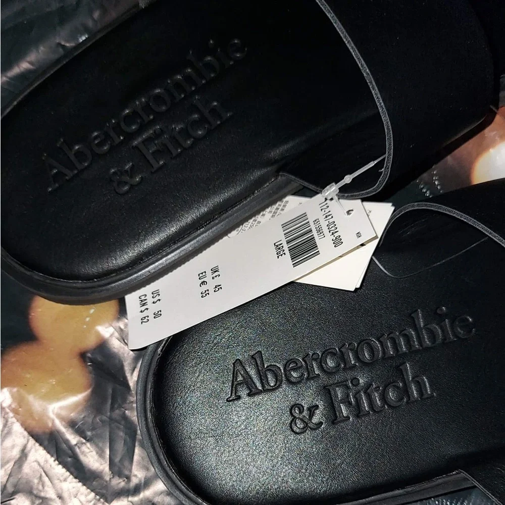 Abercrombie and Fitch Faux slide size XXL NWT - Picture 5 of 9